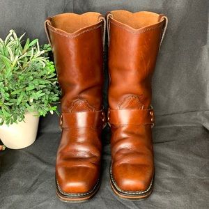 Genuine leather True VTG (1972-76) “Dean” Dingo harness boots mens sz 8D Dl19056